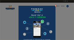 Desktop Screenshot of fadeeac.org.ar